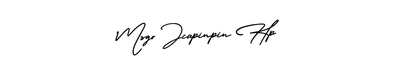 It looks lik you need a new signature style for name Msgr Jcapinpin Hp. Design unique handwritten (AmerikaSignatureDemo-Regular) signature with our free signature maker in just a few clicks. Msgr Jcapinpin Hp signature style 3 images and pictures png