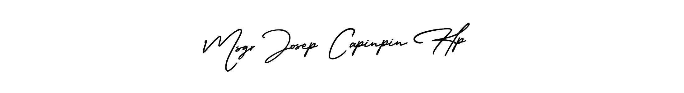 Use a signature maker to create a handwritten signature online. With this signature software, you can design (AmerikaSignatureDemo-Regular) your own signature for name Msgr Josep Capinpin Hp. Msgr Josep Capinpin Hp signature style 3 images and pictures png