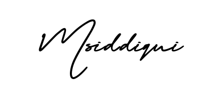 A modern signature idea for name Msiddiqui using AmerikaSignatureDemo-Regular font. Clean strokes and elegant curves make it stand out instantly. Msiddiqui signature style 3 images and pictures png