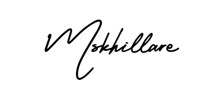 Master the art of signing with Mskhillare written in fluent AmerikaSignatureDemo-Regular script. A great template to practice and refine your handwriting. Mskhillare signature style 3 images and pictures png