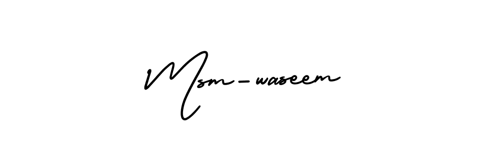 It looks lik you need a new signature style for name Msm-waseem. Design unique handwritten (AmerikaSignatureDemo-Regular) signature with our free signature maker in just a few clicks. Msm-waseem signature style 3 images and pictures png