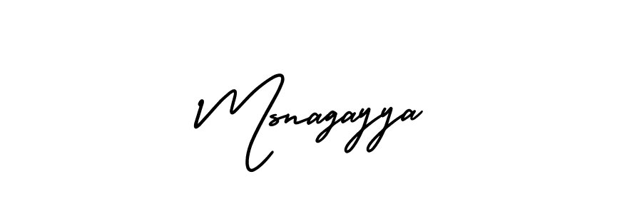 How to Draw Msnagayya signature style? AmerikaSignatureDemo-Regular is a latest design signature styles for name Msnagayya. Msnagayya signature style 3 images and pictures png