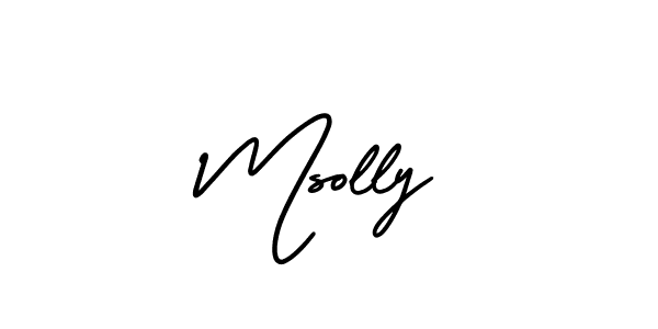Make a beautiful signature design for name Msolly. Use this online signature maker to create a handwritten signature for free. Msolly signature style 3 images and pictures png