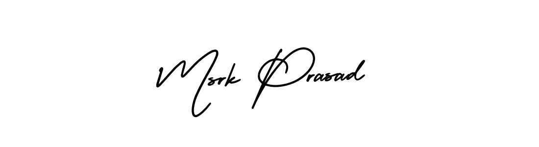 Create a beautiful signature design for name Msrk Prasad. With this signature (AmerikaSignatureDemo-Regular) fonts, you can make a handwritten signature for free. Msrk Prasad signature style 3 images and pictures png