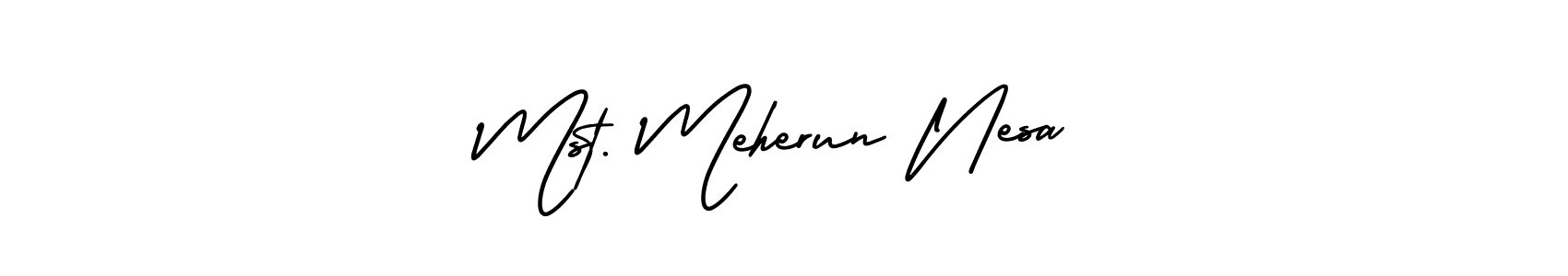 You can use this online signature creator to create a handwritten signature for the name Mst. Meherun Nesa. This is the best online autograph maker. Mst. Meherun Nesa signature style 3 images and pictures png