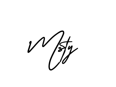 Also You can easily find your signature by using the search form. We will create Msty name handwritten signature images for you free of cost using AmerikaSignatureDemo-Regular sign style. Msty signature style 3 images and pictures png