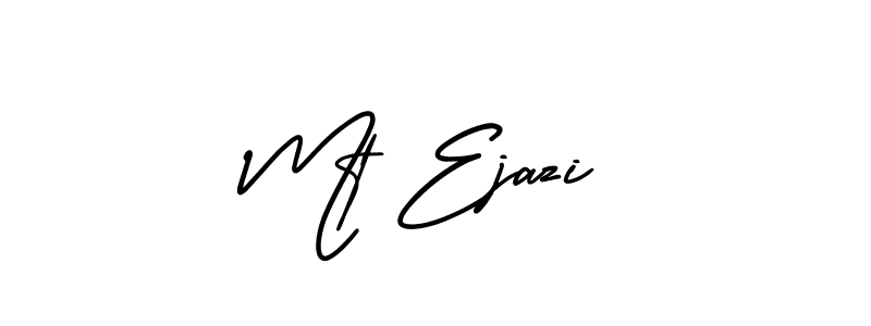 Make a beautiful signature design for name Mt Ejazi. Use this online signature maker to create a handwritten signature for free. Mt Ejazi signature style 3 images and pictures png