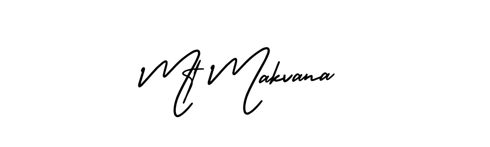 How to make Mt Makvana signature? AmerikaSignatureDemo-Regular is a professional autograph style. Create handwritten signature for Mt Makvana name. Mt Makvana signature style 3 images and pictures png