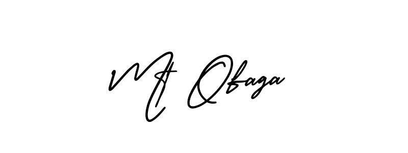 Similarly AmerikaSignatureDemo-Regular is the best handwritten signature design. Signature creator online .You can use it as an online autograph creator for name Mt Ofaga. Mt Ofaga signature style 3 images and pictures png