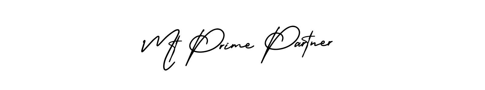 Design your own signature with our free online signature maker. With this signature software, you can create a handwritten (AmerikaSignatureDemo-Regular) signature for name Mt Prime Partner. Mt Prime Partner signature style 3 images and pictures png