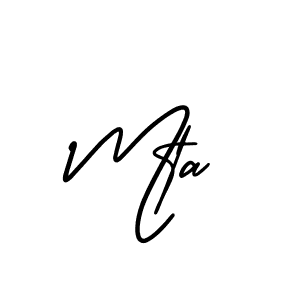 How to make Mta name signature. Use AmerikaSignatureDemo-Regular style for creating short signs online. This is the latest handwritten sign. Mta signature style 3 images and pictures png