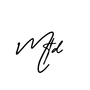 Make a beautiful signature design for name Mtd. With this signature (AmerikaSignatureDemo-Regular) style, you can create a handwritten signature for free. Mtd signature style 3 images and pictures png