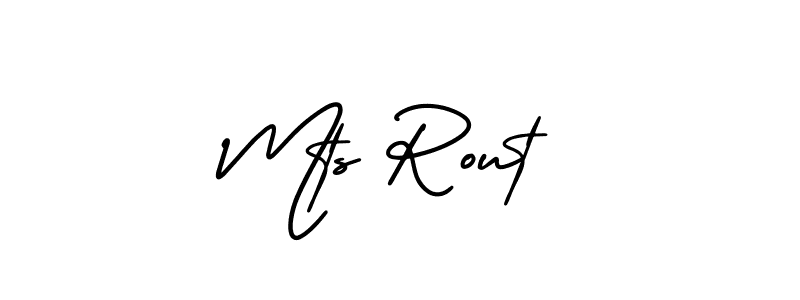 This is the best signature style for the Mts Rout name. Also you like these signature font (AmerikaSignatureDemo-Regular). Mix name signature. Mts Rout signature style 3 images and pictures png