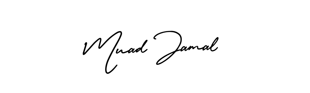 Design your own signature with our free online signature maker. With this signature software, you can create a handwritten (AmerikaSignatureDemo-Regular) signature for name Muad Jamal. Muad Jamal signature style 3 images and pictures png