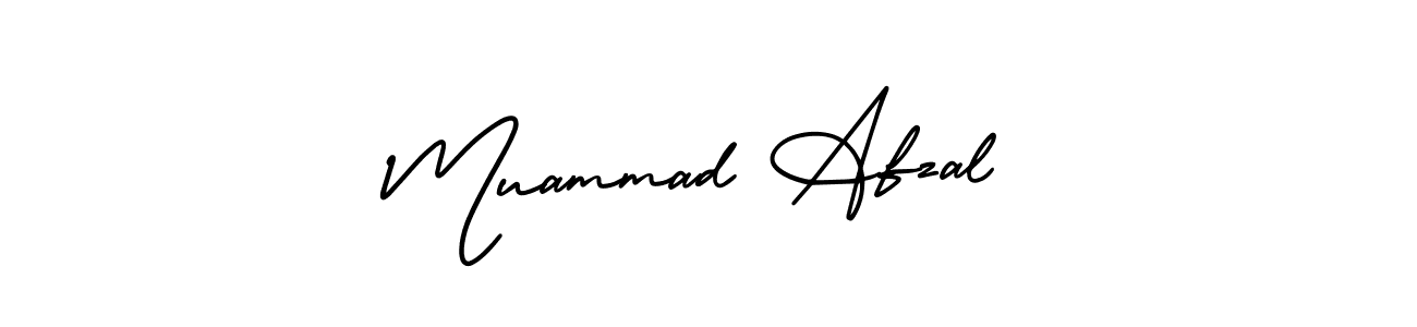 How to make Muammad Afzal name signature. Use AmerikaSignatureDemo-Regular style for creating short signs online. This is the latest handwritten sign. Muammad Afzal signature style 3 images and pictures png