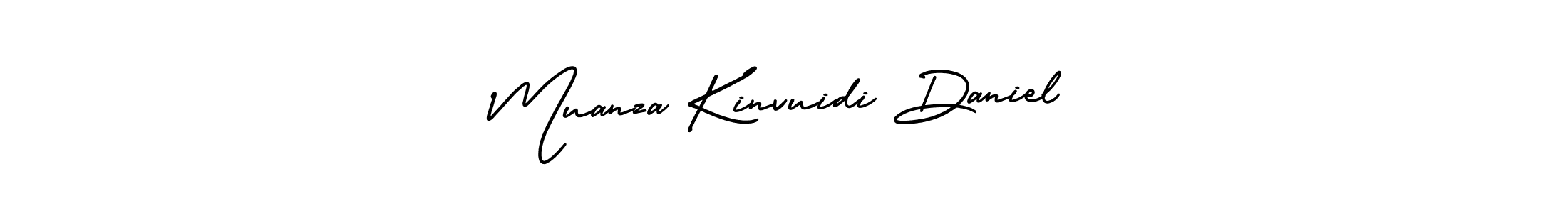 Make a beautiful signature design for name Muanza Kinvuidi Daniel. With this signature (AmerikaSignatureDemo-Regular) style, you can create a handwritten signature for free. Muanza Kinvuidi Daniel signature style 3 images and pictures png
