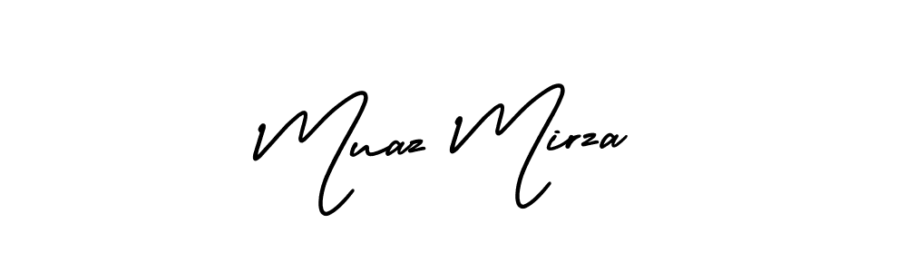 Best and Professional Signature Style for Muaz Mirza. AmerikaSignatureDemo-Regular Best Signature Style Collection. Muaz Mirza signature style 3 images and pictures png