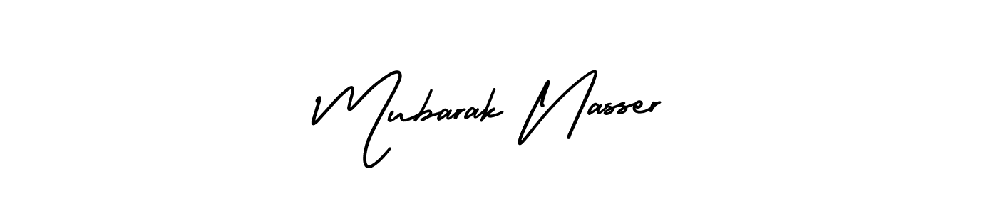Make a beautiful signature design for name Mubarak Nasser. Use this online signature maker to create a handwritten signature for free. Mubarak Nasser signature style 3 images and pictures png