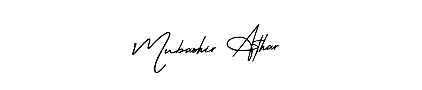 AmerikaSignatureDemo-Regular is a professional signature style that is perfect for those who want to add a touch of class to their signature. It is also a great choice for those who want to make their signature more unique. Get Mubashir Athar name to fancy signature for free. Mubashir Athar signature style 3 images and pictures png