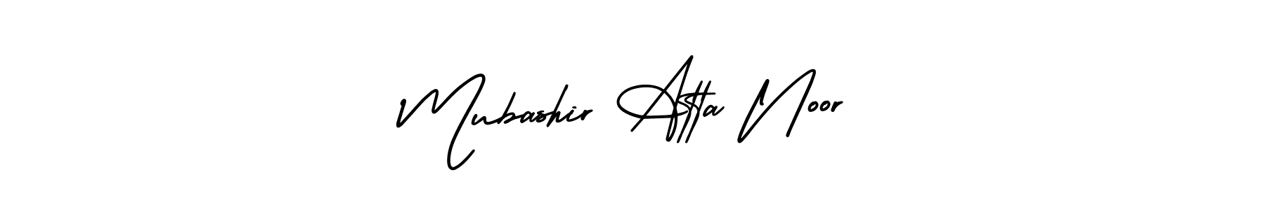 Use a signature maker to create a handwritten signature online. With this signature software, you can design (AmerikaSignatureDemo-Regular) your own signature for name Mubashir Atta Noor. Mubashir Atta Noor signature style 3 images and pictures png