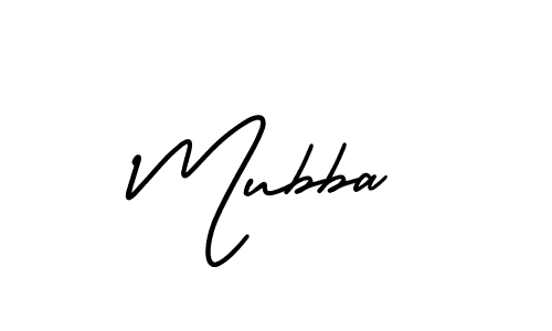 Use a signature maker to create a handwritten signature online. With this signature software, you can design (AmerikaSignatureDemo-Regular) your own signature for name Mubba. Mubba signature style 3 images and pictures png