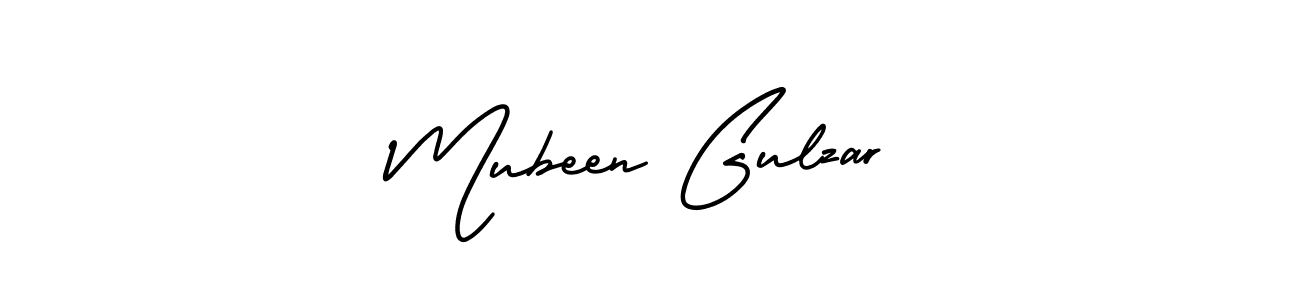 Make a short Mubeen Gulzar signature style. Manage your documents anywhere anytime using AmerikaSignatureDemo-Regular. Create and add eSignatures, submit forms, share and send files easily. Mubeen Gulzar signature style 3 images and pictures png