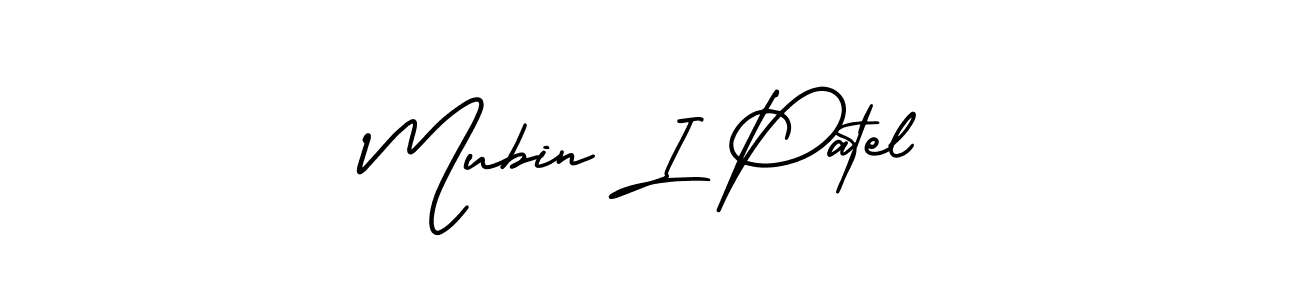 It looks lik you need a new signature style for name Mubin I Patel. Design unique handwritten (AmerikaSignatureDemo-Regular) signature with our free signature maker in just a few clicks. Mubin I Patel signature style 3 images and pictures png