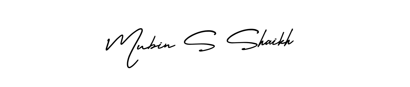 Also we have Mubin S Shaikh name is the best signature style. Create professional handwritten signature collection using AmerikaSignatureDemo-Regular autograph style. Mubin S Shaikh signature style 3 images and pictures png