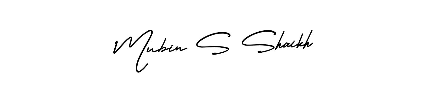 Also we have Mubin S Shaikh name is the best signature style. Create professional handwritten signature collection using AmerikaSignatureDemo-Regular autograph style. Mubin S Shaikh signature style 3 images and pictures png