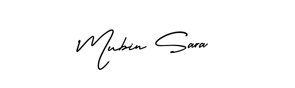 AmerikaSignatureDemo-Regular is a professional signature style that is perfect for those who want to add a touch of class to their signature. It is also a great choice for those who want to make their signature more unique. Get Mubin Sara name to fancy signature for free. Mubin Sara signature style 3 images and pictures png