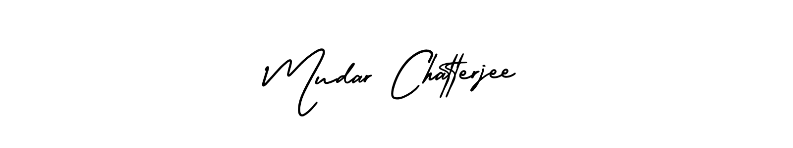 Also You can easily find your signature by using the search form. We will create Mudar Chatterjee name handwritten signature images for you free of cost using AmerikaSignatureDemo-Regular sign style. Mudar Chatterjee signature style 3 images and pictures png