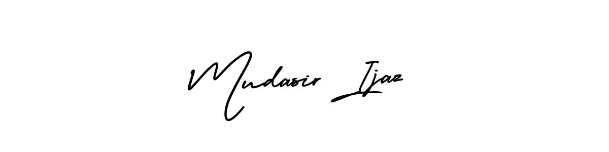 Similarly AmerikaSignatureDemo-Regular is the best handwritten signature design. Signature creator online .You can use it as an online autograph creator for name Mudasir Ijaz. Mudasir Ijaz signature style 3 images and pictures png