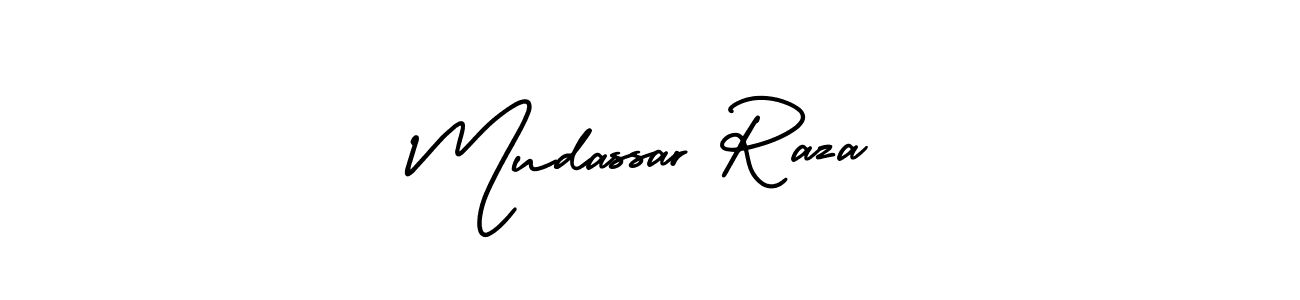 How to make Mudassar Raza signature? AmerikaSignatureDemo-Regular is a professional autograph style. Create handwritten signature for Mudassar Raza name. Mudassar Raza signature style 3 images and pictures png