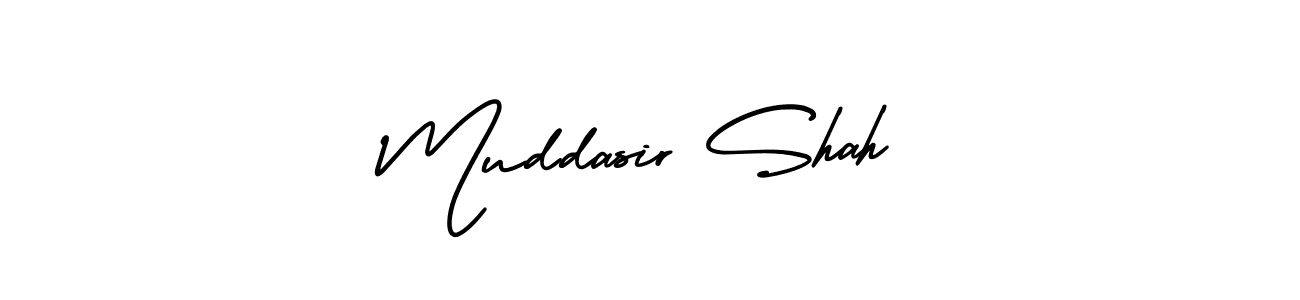 It looks lik you need a new signature style for name Muddasir Shah. Design unique handwritten (AmerikaSignatureDemo-Regular) signature with our free signature maker in just a few clicks. Muddasir Shah signature style 3 images and pictures png