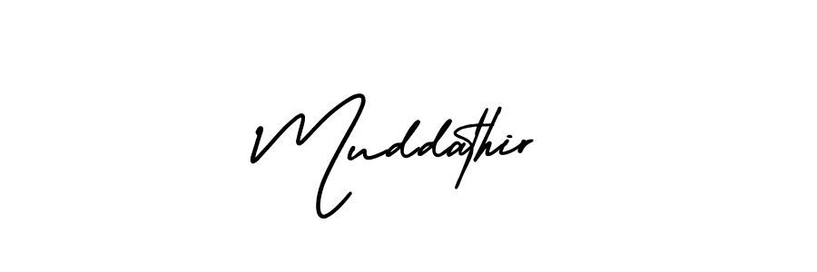 Also we have Muddathir name is the best signature style. Create professional handwritten signature collection using AmerikaSignatureDemo-Regular autograph style. Muddathir signature style 3 images and pictures png