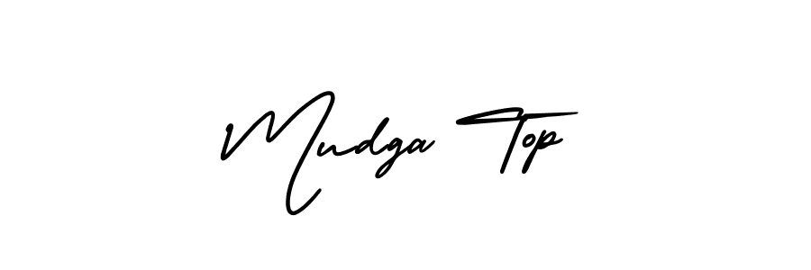 Design your own signature with our free online signature maker. With this signature software, you can create a handwritten (AmerikaSignatureDemo-Regular) signature for name Mudga Top. Mudga Top signature style 3 images and pictures png
