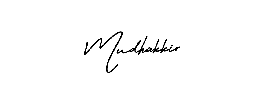 Make a beautiful signature design for name Mudhakkir. Use this online signature maker to create a handwritten signature for free. Mudhakkir signature style 3 images and pictures png