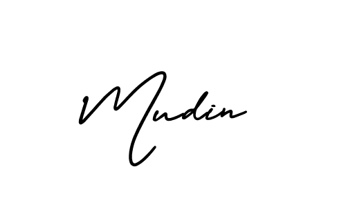 How to Draw Mudin signature style? AmerikaSignatureDemo-Regular is a latest design signature styles for name Mudin. Mudin signature style 3 images and pictures png