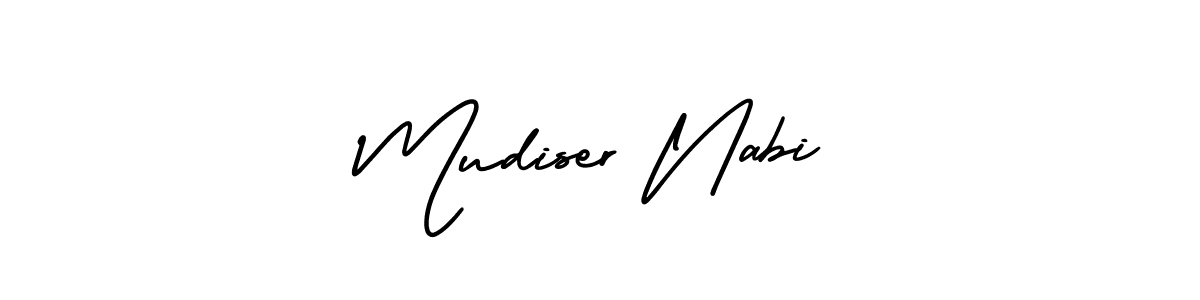 Check out images of Autograph of Mudiser Nabi name. Actor Mudiser Nabi Signature Style. AmerikaSignatureDemo-Regular is a professional sign style online. Mudiser Nabi signature style 3 images and pictures png