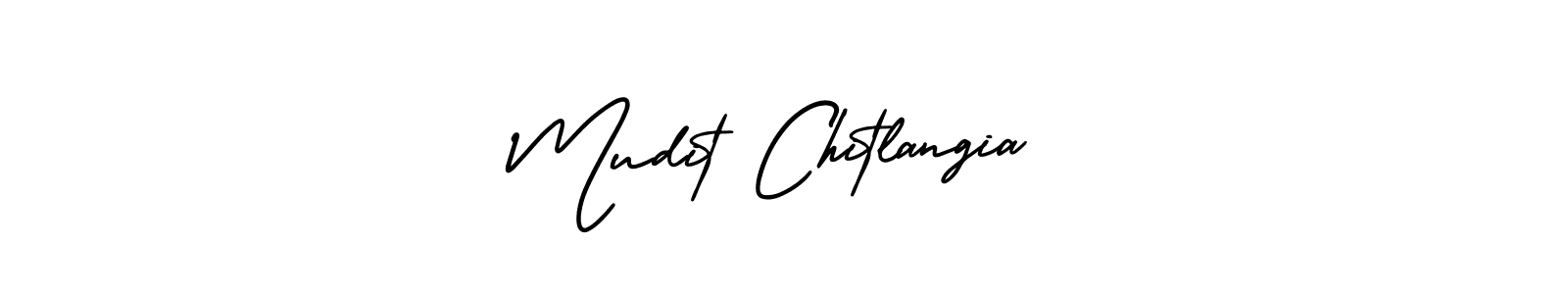 Also we have Mudit Chitlangia name is the best signature style. Create professional handwritten signature collection using AmerikaSignatureDemo-Regular autograph style. Mudit Chitlangia signature style 3 images and pictures png