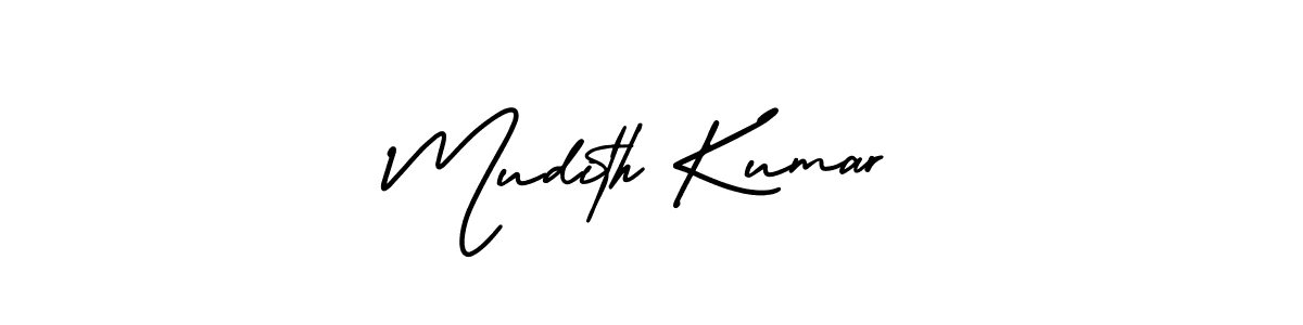 Also we have Mudith Kumar name is the best signature style. Create professional handwritten signature collection using AmerikaSignatureDemo-Regular autograph style. Mudith Kumar signature style 3 images and pictures png
