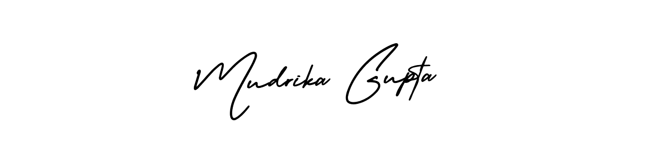 Use a signature maker to create a handwritten signature online. With this signature software, you can design (AmerikaSignatureDemo-Regular) your own signature for name Mudrika Gupta. Mudrika Gupta signature style 3 images and pictures png