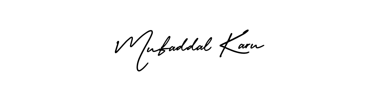 How to Draw Mufaddal Karu signature style? AmerikaSignatureDemo-Regular is a latest design signature styles for name Mufaddal Karu. Mufaddal Karu signature style 3 images and pictures png