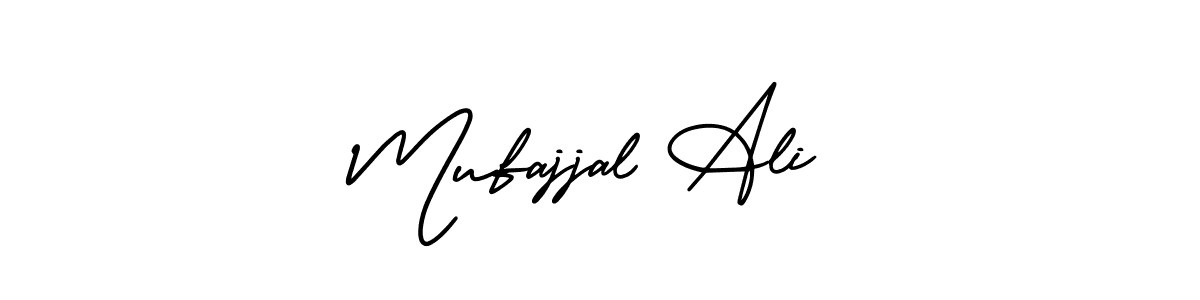 It looks lik you need a new signature style for name Mufajjal Ali. Design unique handwritten (AmerikaSignatureDemo-Regular) signature with our free signature maker in just a few clicks. Mufajjal Ali signature style 3 images and pictures png