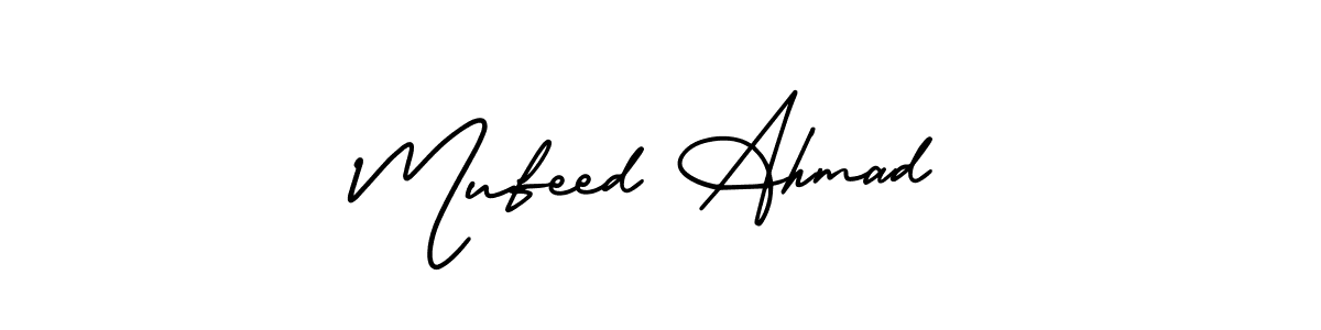 Make a beautiful signature design for name Mufeed Ahmad. Use this online signature maker to create a handwritten signature for free. Mufeed Ahmad signature style 3 images and pictures png