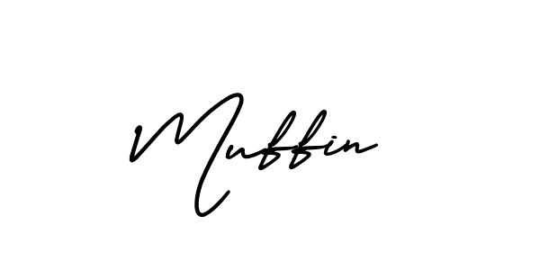 How to make Muffin signature? AmerikaSignatureDemo-Regular is a professional autograph style. Create handwritten signature for Muffin name. Muffin signature style 3 images and pictures png