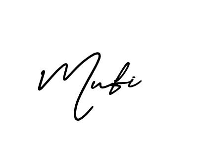 The best way (AmerikaSignatureDemo-Regular) to make a short signature is to pick only two or three words in your name. The name Mufi include a total of six letters. For converting this name. Mufi signature style 3 images and pictures png