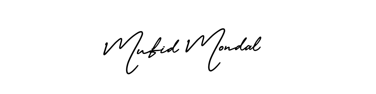 Best and Professional Signature Style for Mufid Mondal. AmerikaSignatureDemo-Regular Best Signature Style Collection. Mufid Mondal signature style 3 images and pictures png