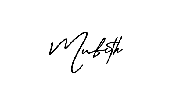 Best and Professional Signature Style for Mufith. AmerikaSignatureDemo-Regular Best Signature Style Collection. Mufith signature style 3 images and pictures png