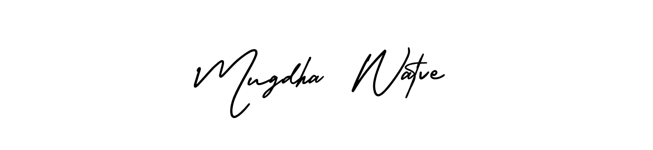 AmerikaSignatureDemo-Regular is a professional signature style that is perfect for those who want to add a touch of class to their signature. It is also a great choice for those who want to make their signature more unique. Get Mugdha  Watve name to fancy signature for free. Mugdha  Watve signature style 3 images and pictures png